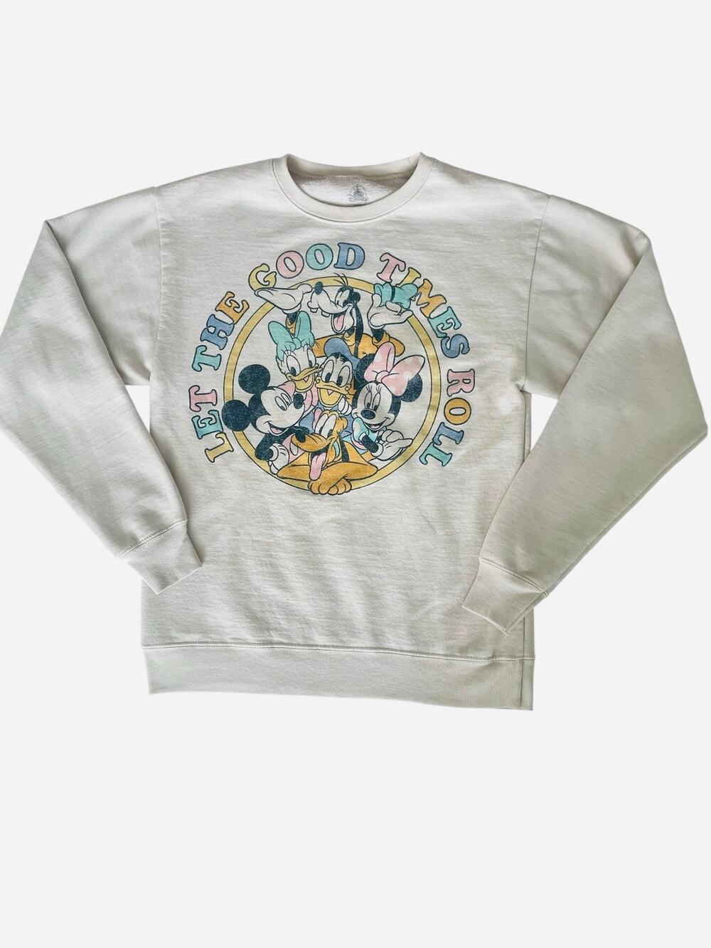 Disney 'Let The Good Times Roll' Mickey & Friends Crewneck Sweatshirt